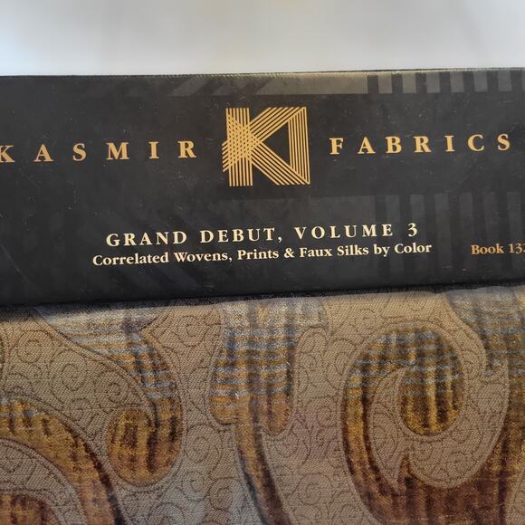 Fabric Sample Book Kasmir Fabric Prints Woven Solid by Color Quilting Blue Brown - Picture 6 of 16